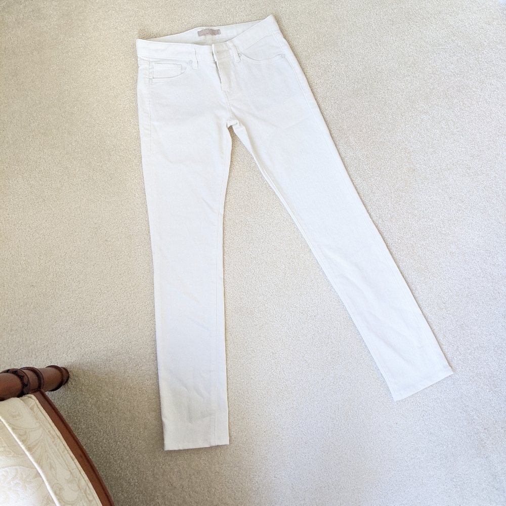 Uniqlo White Skinny Jeans